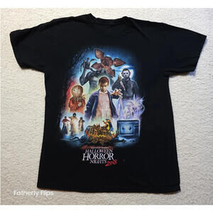 Universal Studios Halloween Horror Nights 2018 TShirt Black M Stranger things